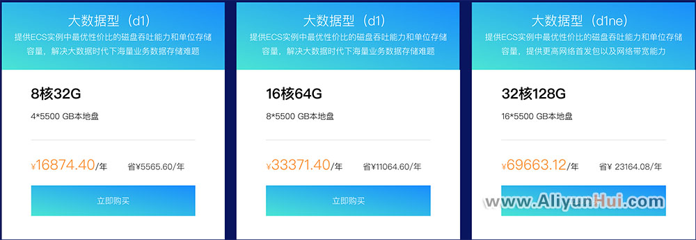 阿里云大数据型云服务器