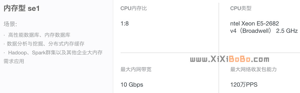 阿里云内存型se1云服务器