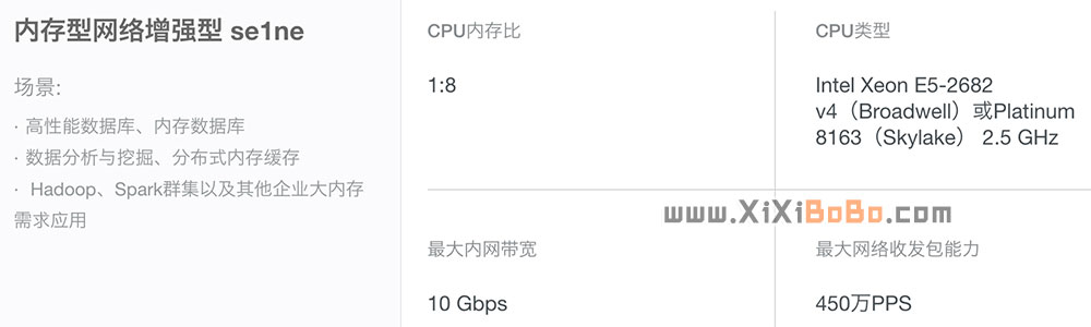 阿里云内存网络增强型se1ne云服务器