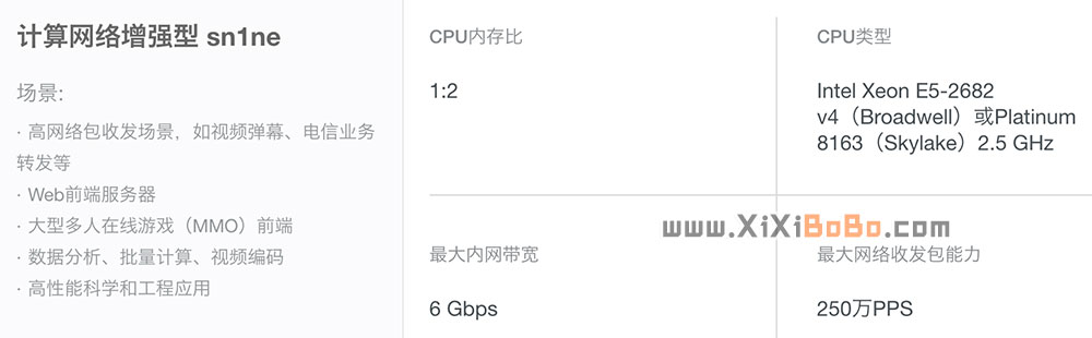 计算网络增强型sn1ne云服务器