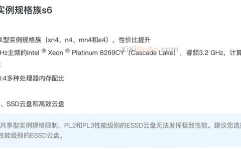 阿里云服务器ECS共享型s6是独立IP吗？