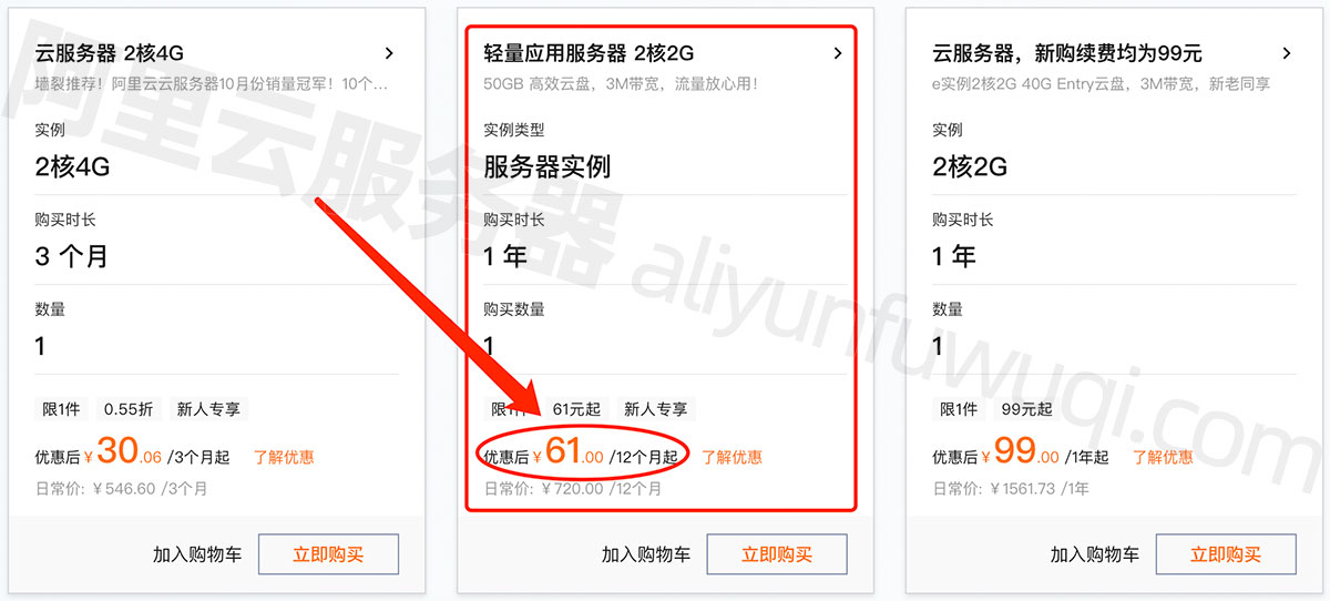 2024阿里云网站服务器优惠价格